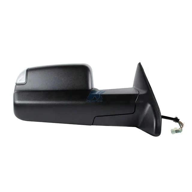 60199C – K-SOURCE Exterior Mirror, OEM Replacement Single Black Electric Power Folding With Turn Signal With Heated M...